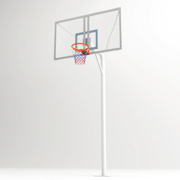 Tek Direkli Basketbol Potası Fiber 10Mm Tek Direkli Basketbol Potası Fiber 10Mm
