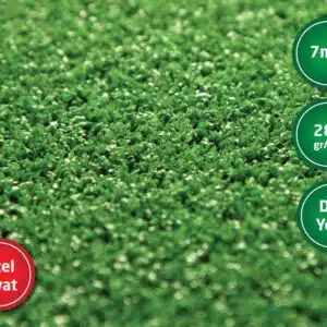 7mm suni çim balkon cafe teras