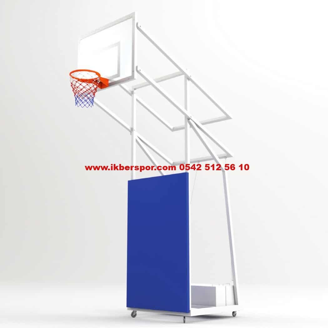 Basketbol Potası 4 Direk Tekerlekli 18 mm