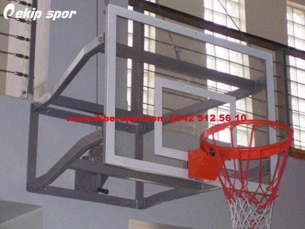 Duvara Monte Basketbol Potası Cam Panya 15 mm