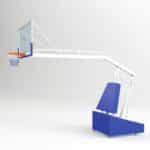 Profesyonel NBA Tipi Basketbol Potası Cam Panya 325cm