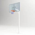 Tek Direk Basketbol Potası Cam Panya 15 mm 90x120